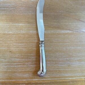 WILLIAMSBURG ROYAL SHELL 1 Pistol Dinner Knife Kirk Stieff Stainless JAPAN